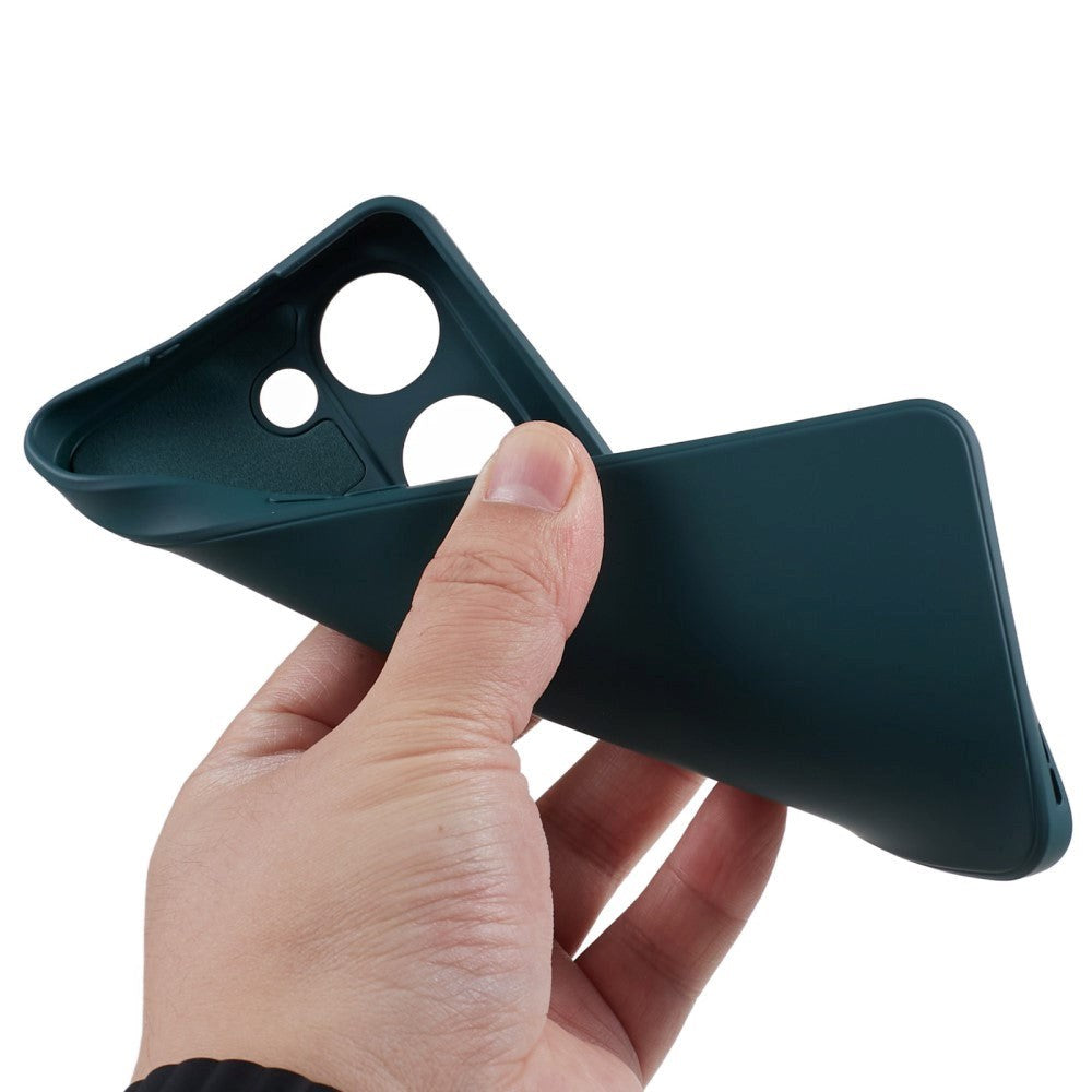 OnePlus Nord 3 5G Fleksibelt Plastik Cover - Army Grøn