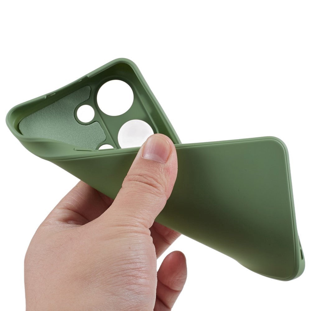 OnePlus Nord 3 5G Fleksibelt Plastik Cover - Grøn