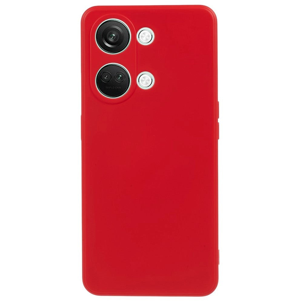 OnePlus Nord 3 5G Fleksibelt Plastik Cover - Rød