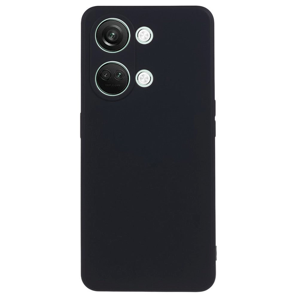 OnePlus Nord 3 5G Fleksibelt Plastik Cover - Sort