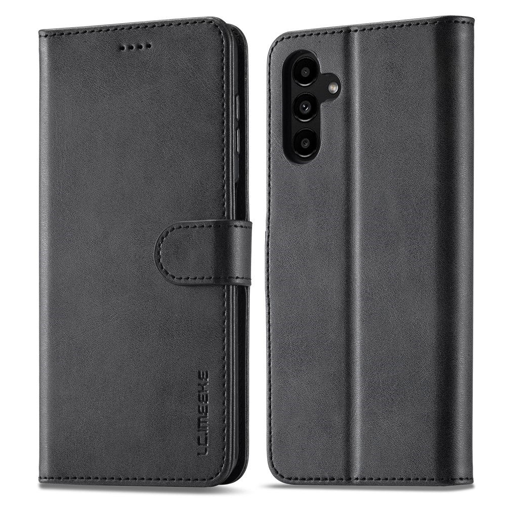EIDERWOOD Samsung Galaxy S23 FE Kunstlæder Cover m. Pung & Ståfunktion - Sort