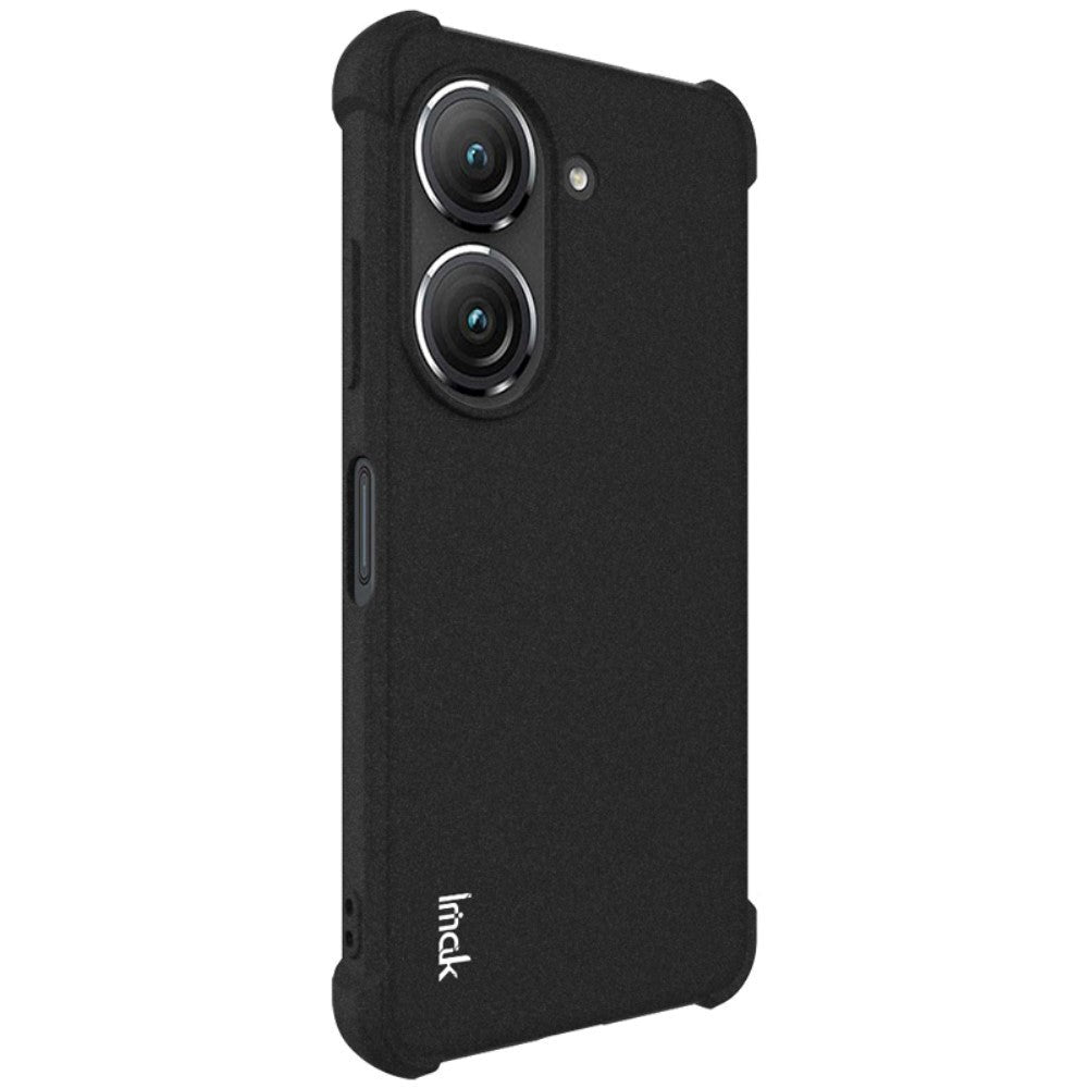 Asus Zenfone 10 IMAK Mat Fleksibel Plastik Cover - Sort
