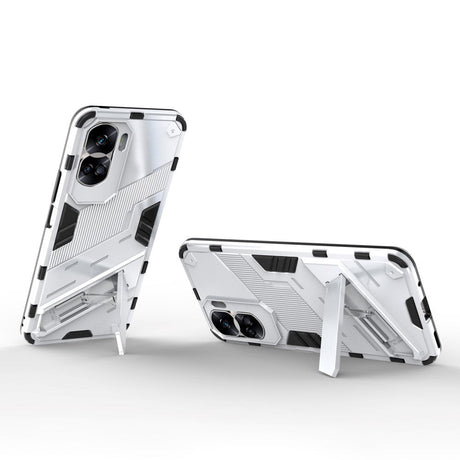 Honor 90 Lite Hybrid Håndværker Cover m. Kickstand - Hvid