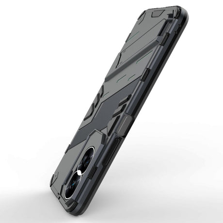 Honor 90 Lite Hybrid Håndværker Cover m. Kickstand - Grå