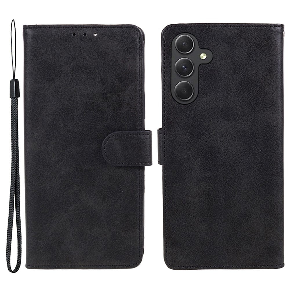 Samsung Galaxy M34 (5G) / F34 (5G) Læder Cover m. Pung og Strop - Sort