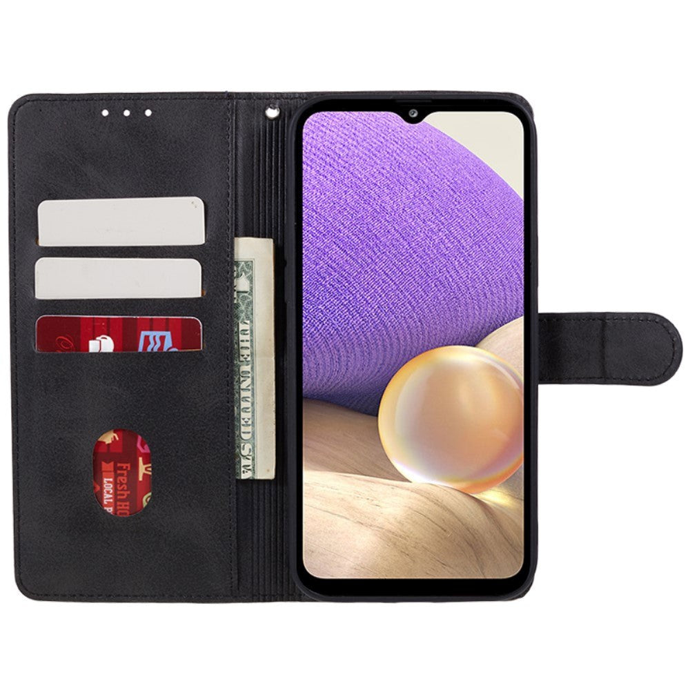 Samsung Galaxy M34 (5G) / F34 (5G) Læder Cover m. Pung og Strop - Sort