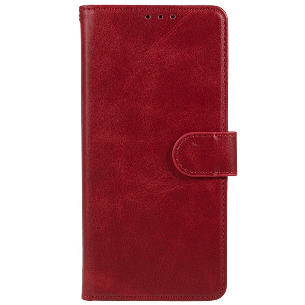 Samsung Galaxy M34 (5G) / F34 (5G) Læder Cover m. Pung og Strop - Rød