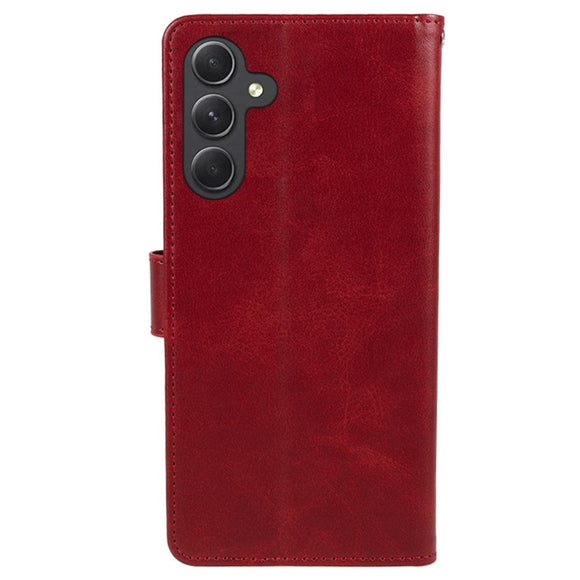 Samsung Galaxy M34 (5G) / F34 (5G) Læder Cover m. Pung og Strop - Rød