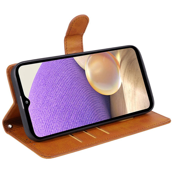 Samsung Galaxy M34 (5G) / F34 (5G) Læder Cover m. Pung og Strop - Brun