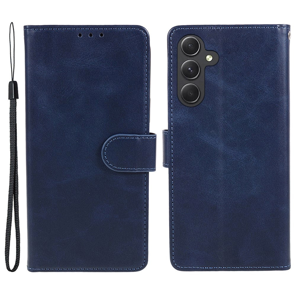 Samsung Galaxy M34 (5G) / F34 (5G) Læder Cover m. Pung og Strop - Blå