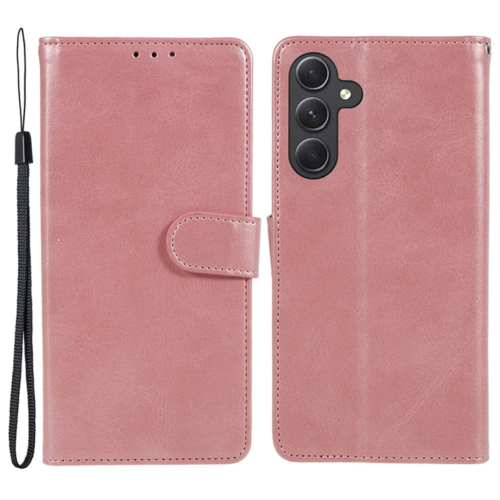 Samsung Galaxy M34 (5G) / F34 (5G) Læder Cover m. Pung og Strop - Rose Gold