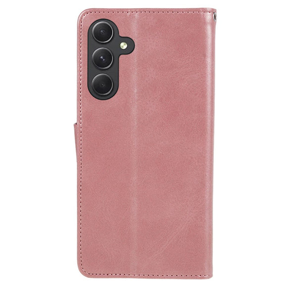 Samsung Galaxy M34 (5G) / F34 (5G) Læder Cover m. Pung og Strop - Rose Gold