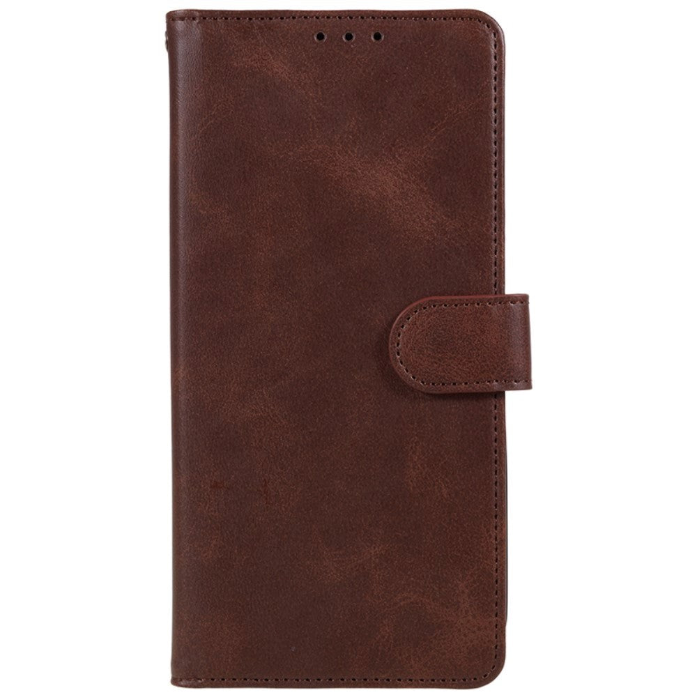 Samsung Galaxy M34 (5G) / F34 (5G) Læder Cover m. Pung og Strop - Mørkebrun