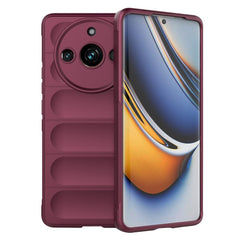 EIDERWOOD Realme 11 Pro+ 5G / 11 Pro 5G Fleksibelt Plastik Cover - Vinrød