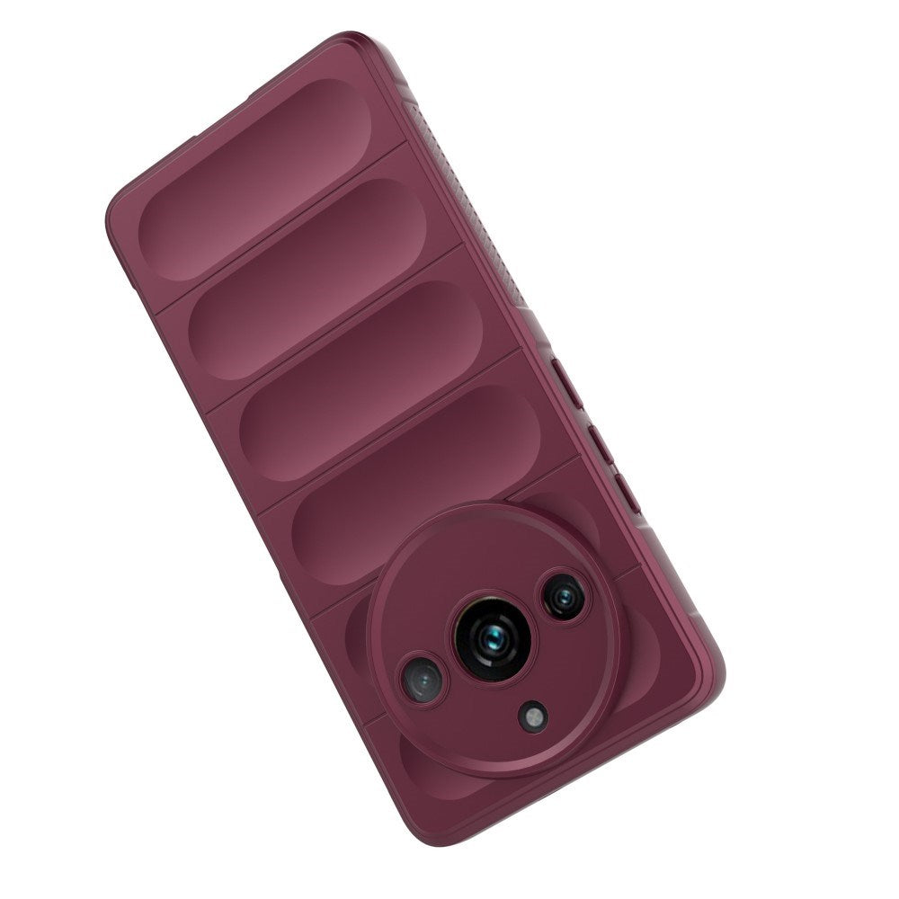 EIDERWOOD Realme 11 Pro+ 5G / 11 Pro 5G Fleksibelt Plastik Cover - Vinrød