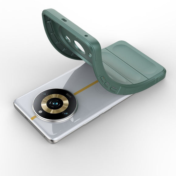 EIDERWOOD Realme 11 Pro+ 5G / 11 Pro 5G Fleksibelt Plastik Cover - Grøn