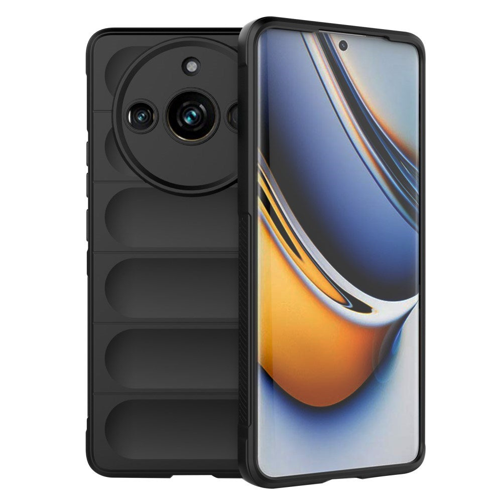 EIDERWOOD Realme 11 Pro+ 5G / 11 Pro 5G Fleksibelt Plastik Cover - Sort