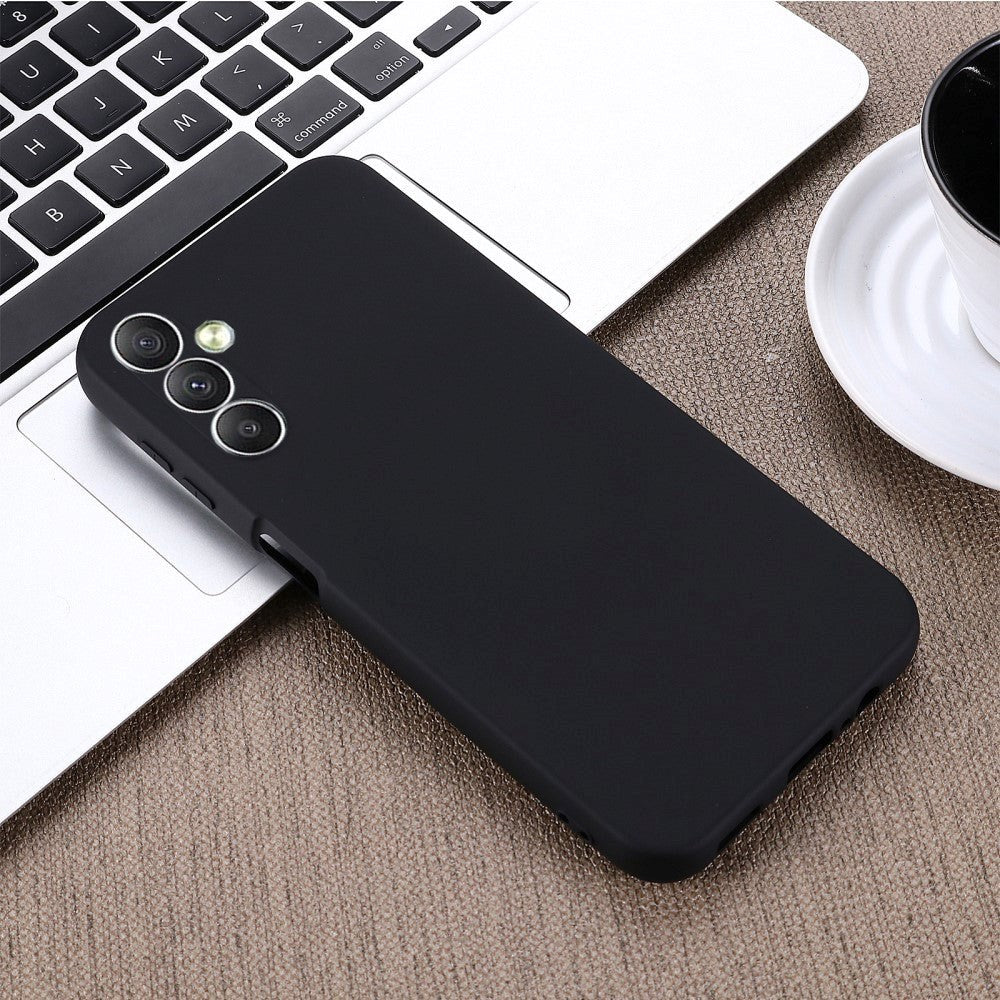 Samsung Galaxy M34 (5G) / F34 (5G) Liquid Silikone Cover m. Strop - Sort
