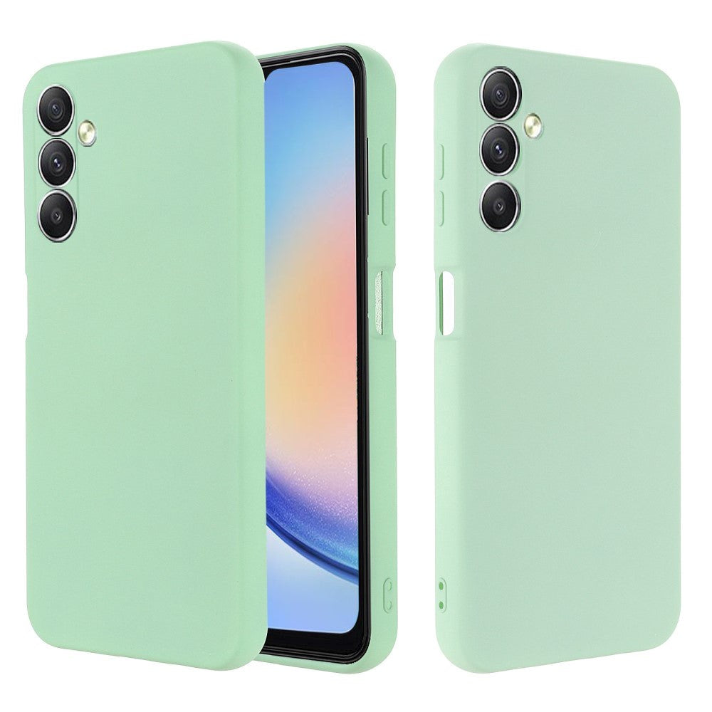 Samsung Galaxy M34 (5G) / F34 (5G) Liquid Silikone Cover m. Strop - Grøn