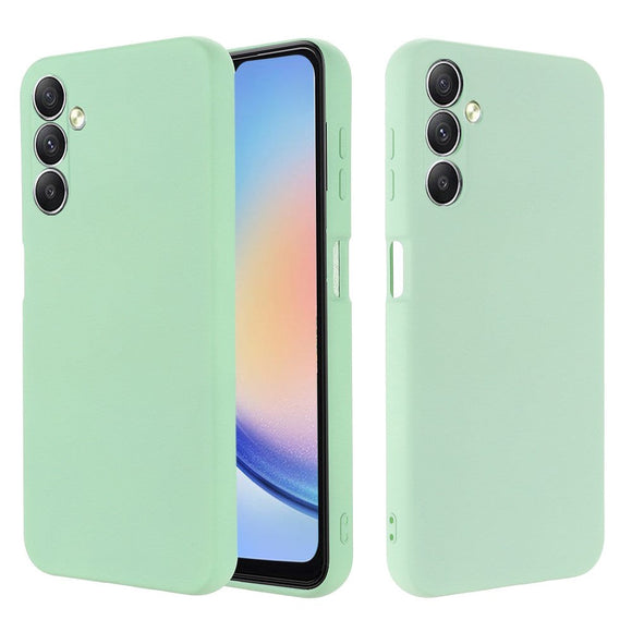Samsung Galaxy M34 (5G) / F34 (5G) Liquid Silikone Cover m. Strop - Grøn