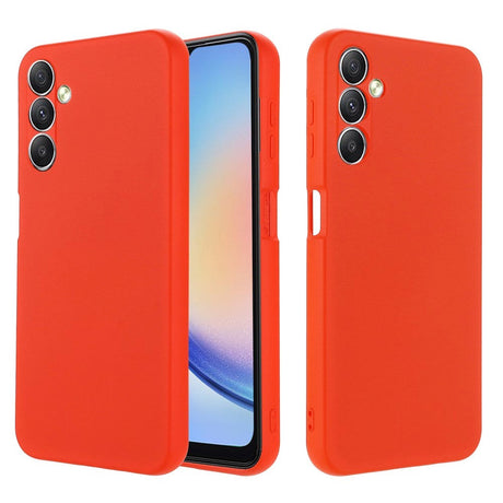 Samsung Galaxy M34 (5G) / F34 (5G) Liquid Silikone Cover m. Strop - Rød