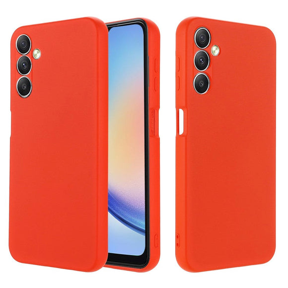 Samsung Galaxy M34 (5G) / F34 (5G) Liquid Silikone Cover m. Strop - Rød
