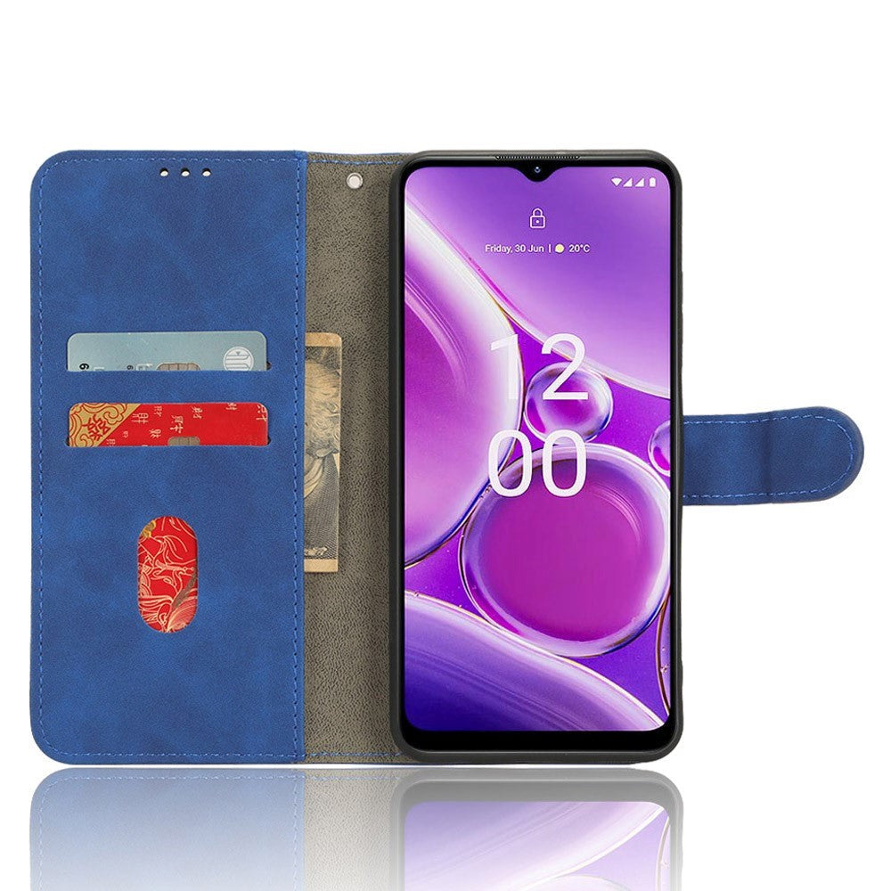 Nokia G42 Læder Cover m. Kortholder & Ståfunktion - Blå