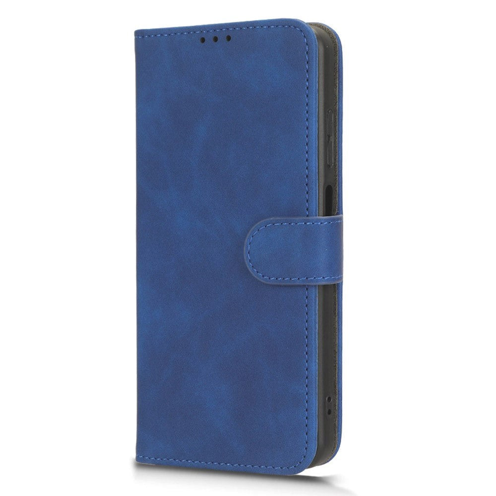Nokia G42 Læder Cover m. Kortholder & Ståfunktion - Blå