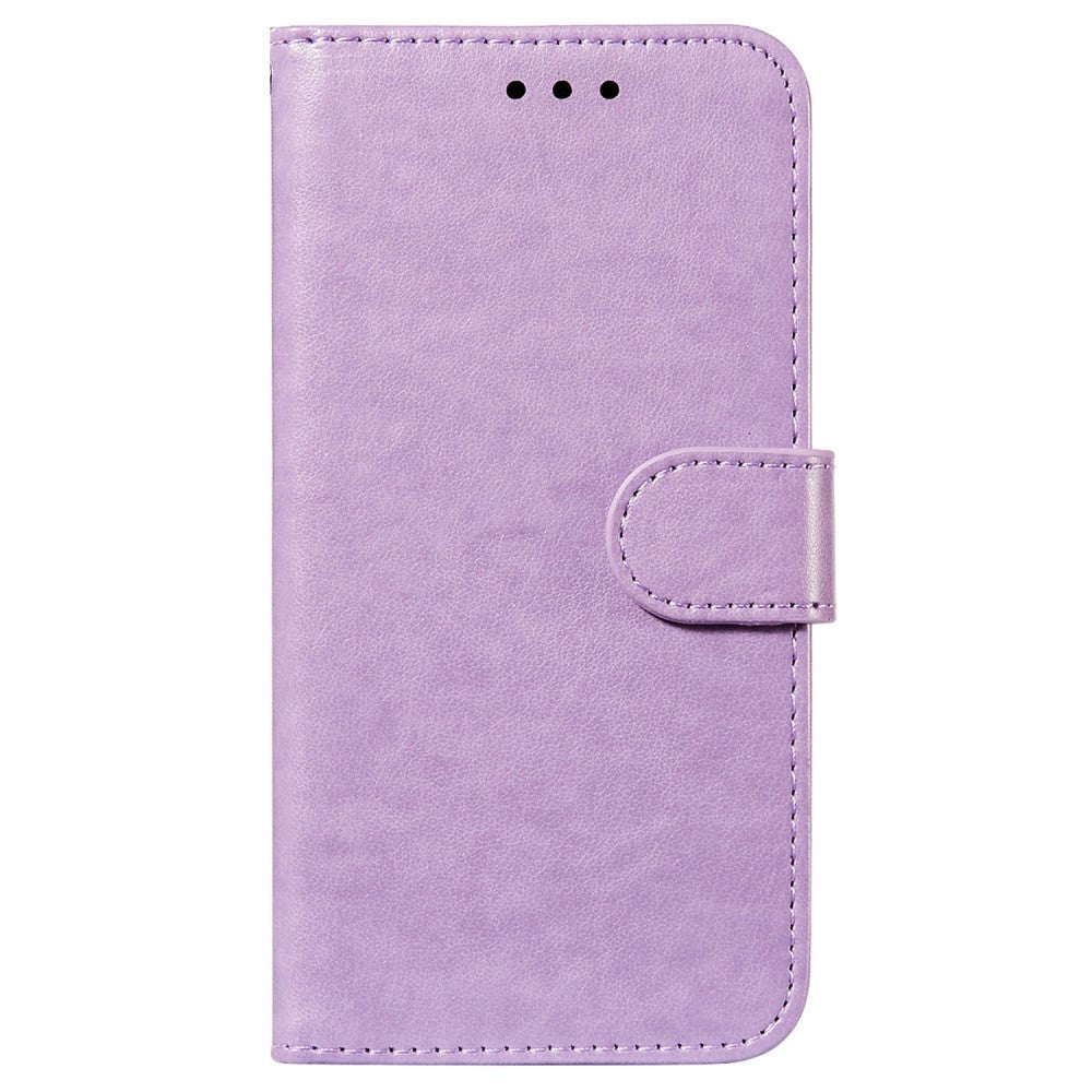 Xiaomi Redmi 12C Læder Cover m. Pung og Strop - Lilla