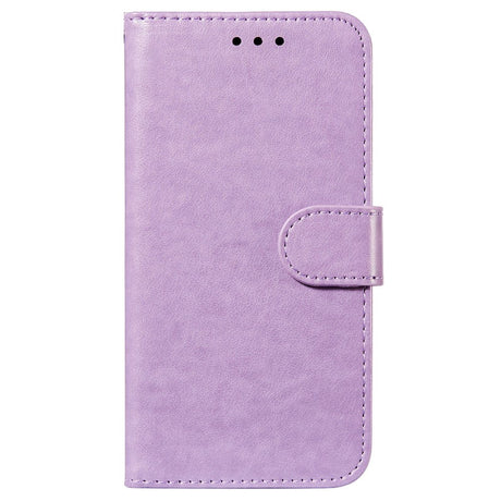 Xiaomi Redmi 12C Læder Cover m. Pung og Strop - Lilla