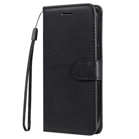 Honor 90 Lite Læder Cover m. Pung og Strop - Sort