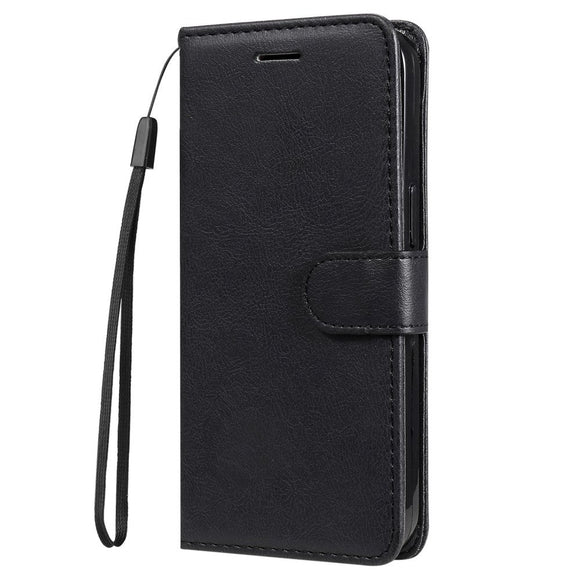 Honor 90 Lite Læder Cover m. Pung og Strop - Sort