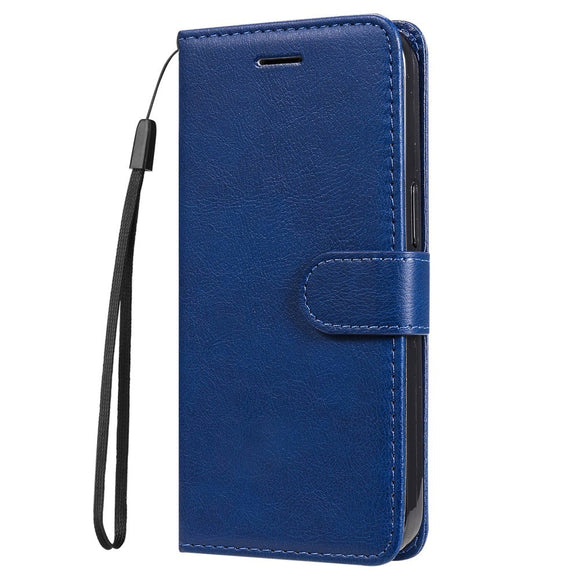 Honor 90 Lite Læder Cover m. Pung og Strop - Blå