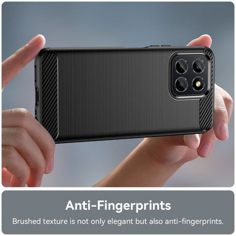 Honor 70 Lite Brushed Carbon Cover - Sort