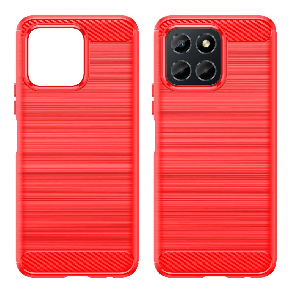 Honor 70 Lite Brushed Carbon Cover - Rød