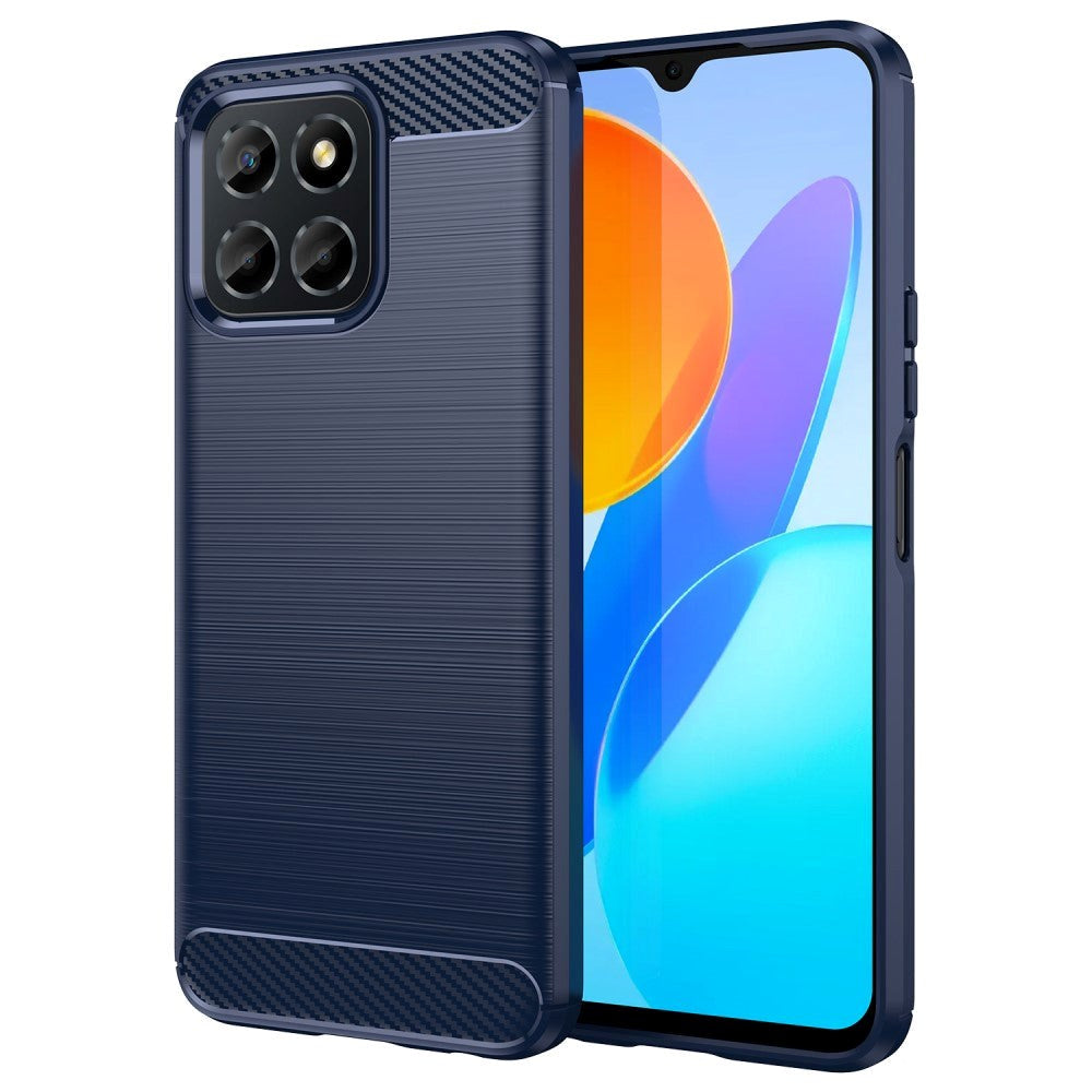 Honor 70 Lite Brushed Carbon Cover - Blå