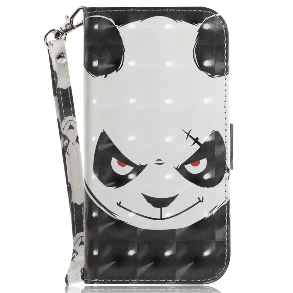Samsung Galaxy A25 (5G) Læder Cover m. Print & Strop - Sur Panda
