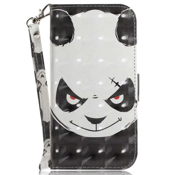 Samsung Galaxy A25 (5G) Læder Cover m. Print & Strop - Sur Panda
