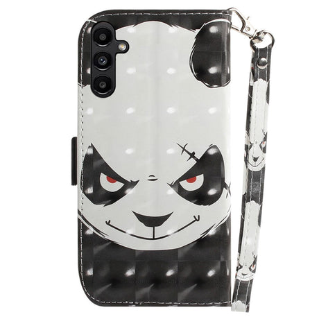 Samsung Galaxy A25 (5G) Læder Cover m. Print & Strop - Sur Panda
