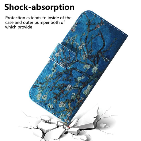 Samsung Galaxy A25 (5G) Læder Cover m. Pung & Print - Blomstertræ