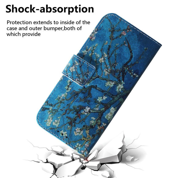 Samsung Galaxy A25 (5G) Læder Cover m. Pung & Print - Blomstertræ