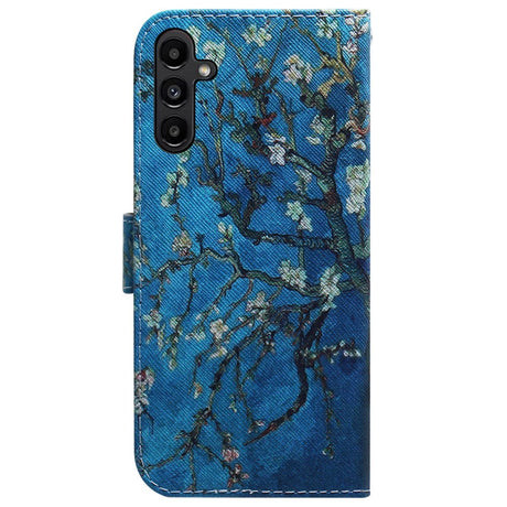 Samsung Galaxy A25 (5G) Læder Cover m. Pung & Print - Blomstertræ