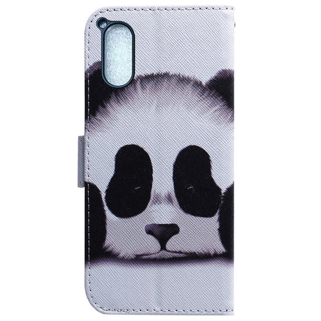 Sony Xperia 5 V Læder Cover m. Pung - Panda