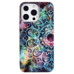 iPhone 15 Pro Selvlysende Fleksibelt Plastik Cover m. Print - Mandala