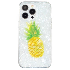 iPhone 15 Pro Fleksibel Plastik Cover - Ananas