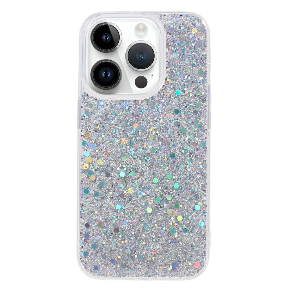 iPhone 15 Pro Max Glimmer Cover - Sølv