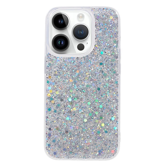 iPhone 15 Pro Max Glimmer Cover - Sølv