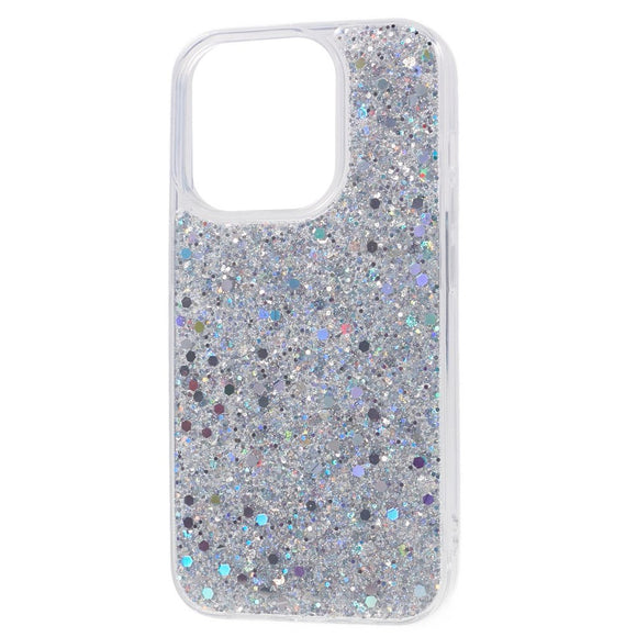 iPhone 15 Pro Max Glimmer Cover - Sølv