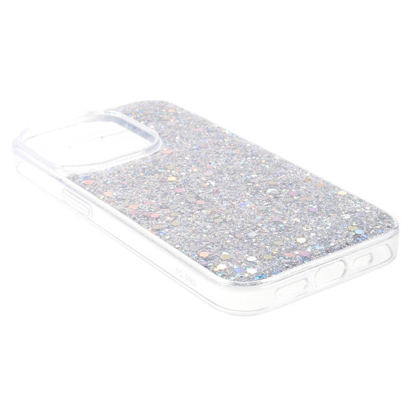 iPhone 15 Pro Max Glimmer Cover - Sølv
