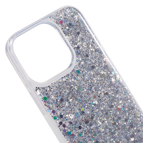 iPhone 15 Pro Max Glimmer Cover - Sølv